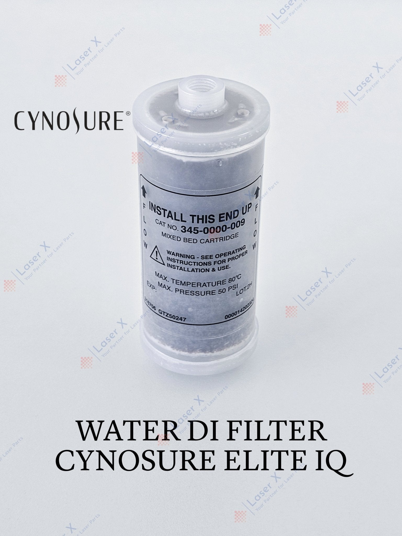 Water Deionization DI Filter, Cynosure Elite IQ, 050502037