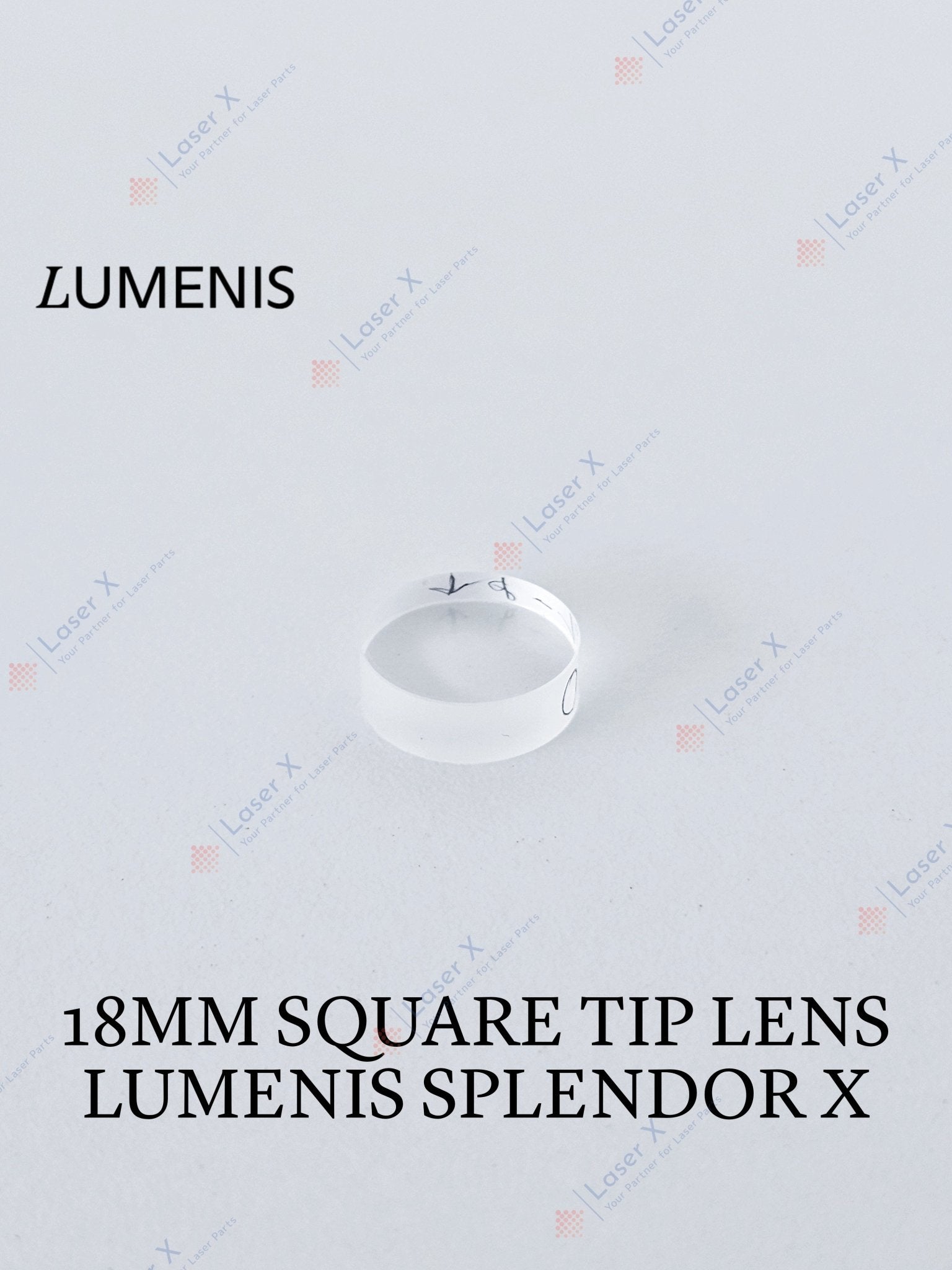 18x18mm Square Tip Lens, Lumenis Splendor X | SPNB151020
