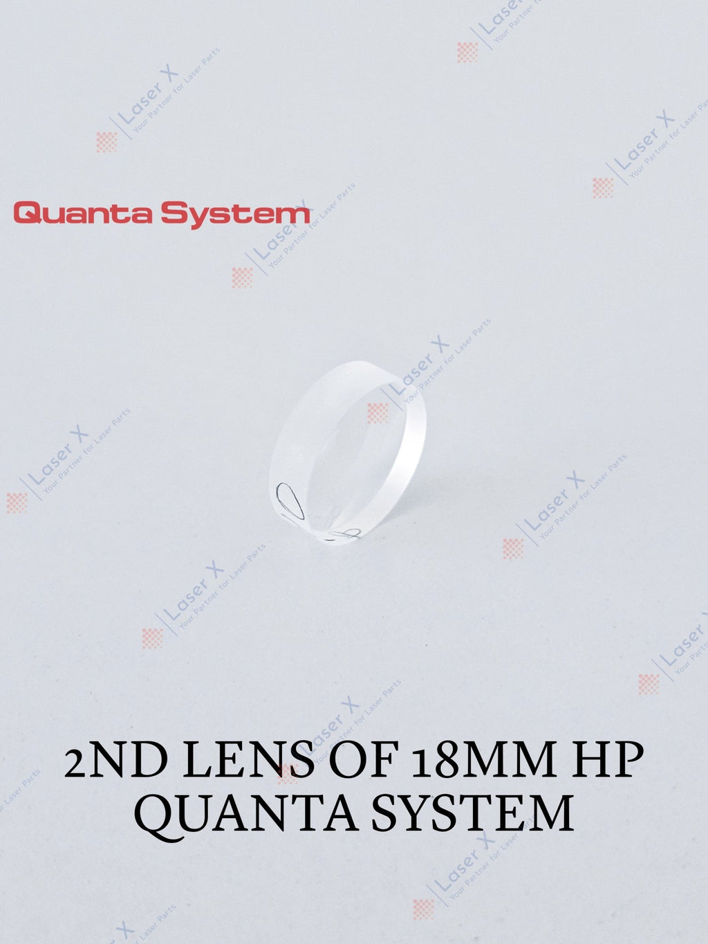 2nd Handpiece Lens, 18mm, Quanta System Duetto, Thunder | OBM003156