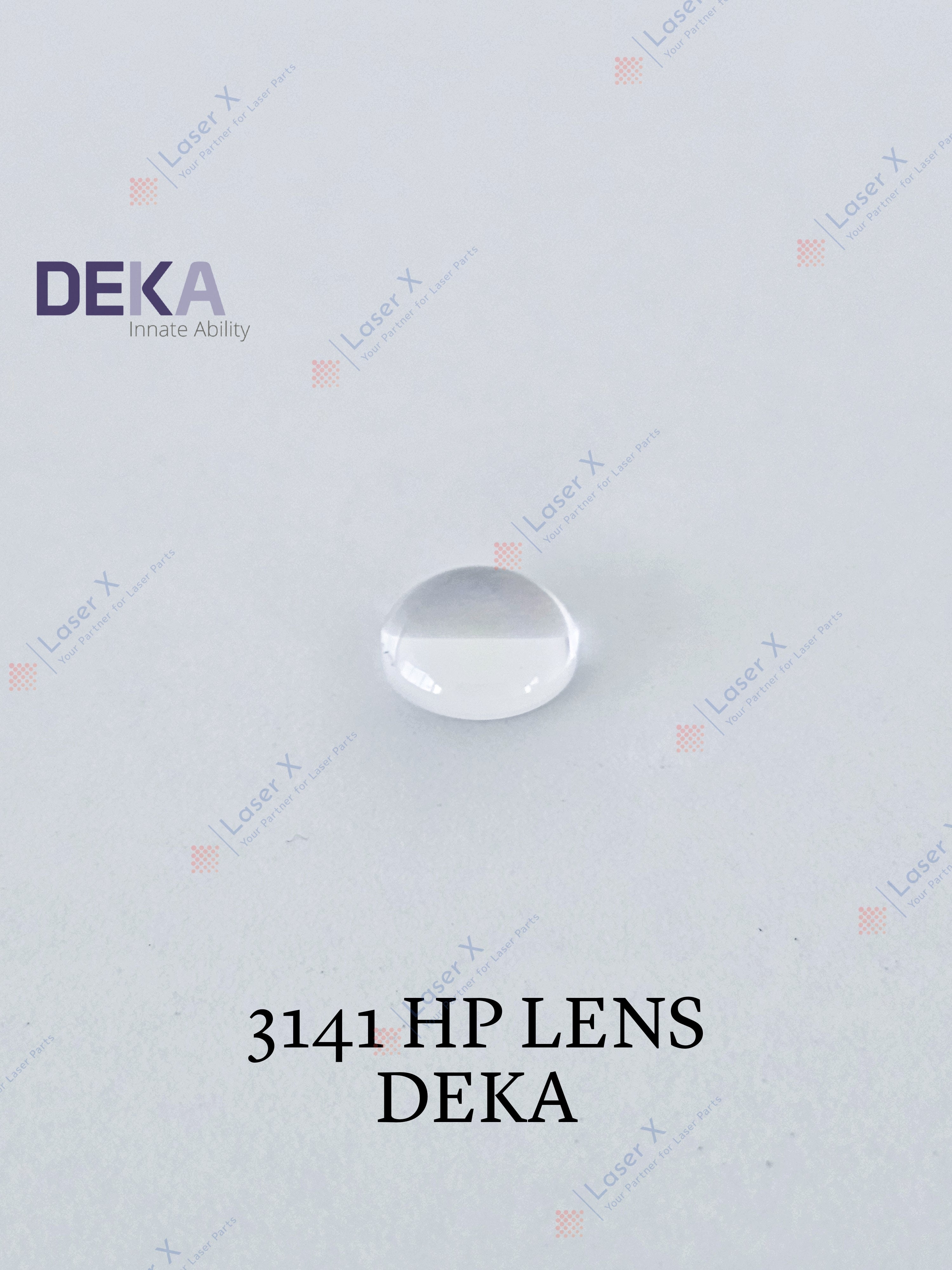 Handpiece lens for DEKA laser hair removal devices (080203141), compatible with Motus, Again, Synchro Replay, replacement lens.