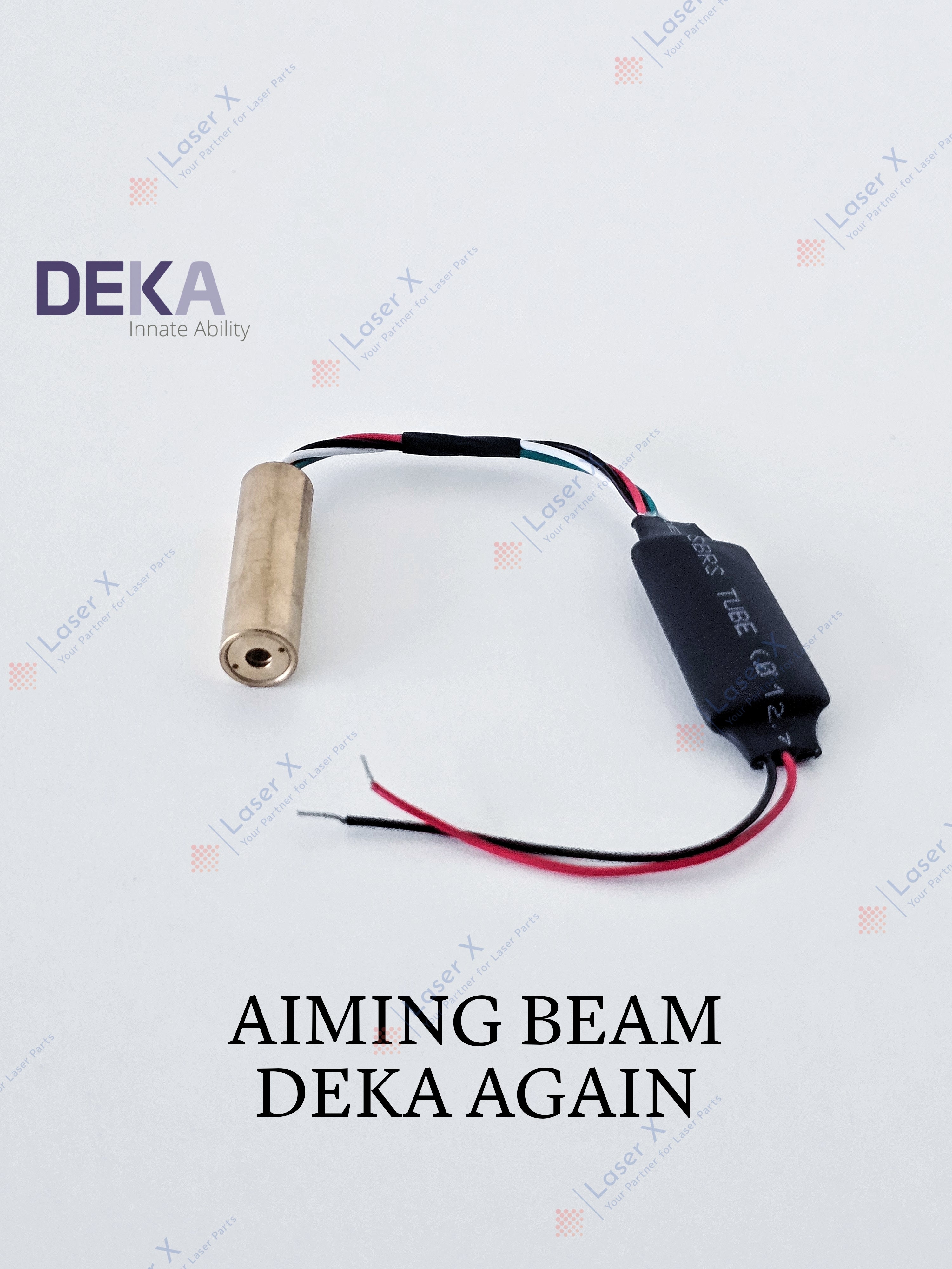 Aiming beam module for DEKA Again laser hair removal device (022300105), replacement aiming light module.