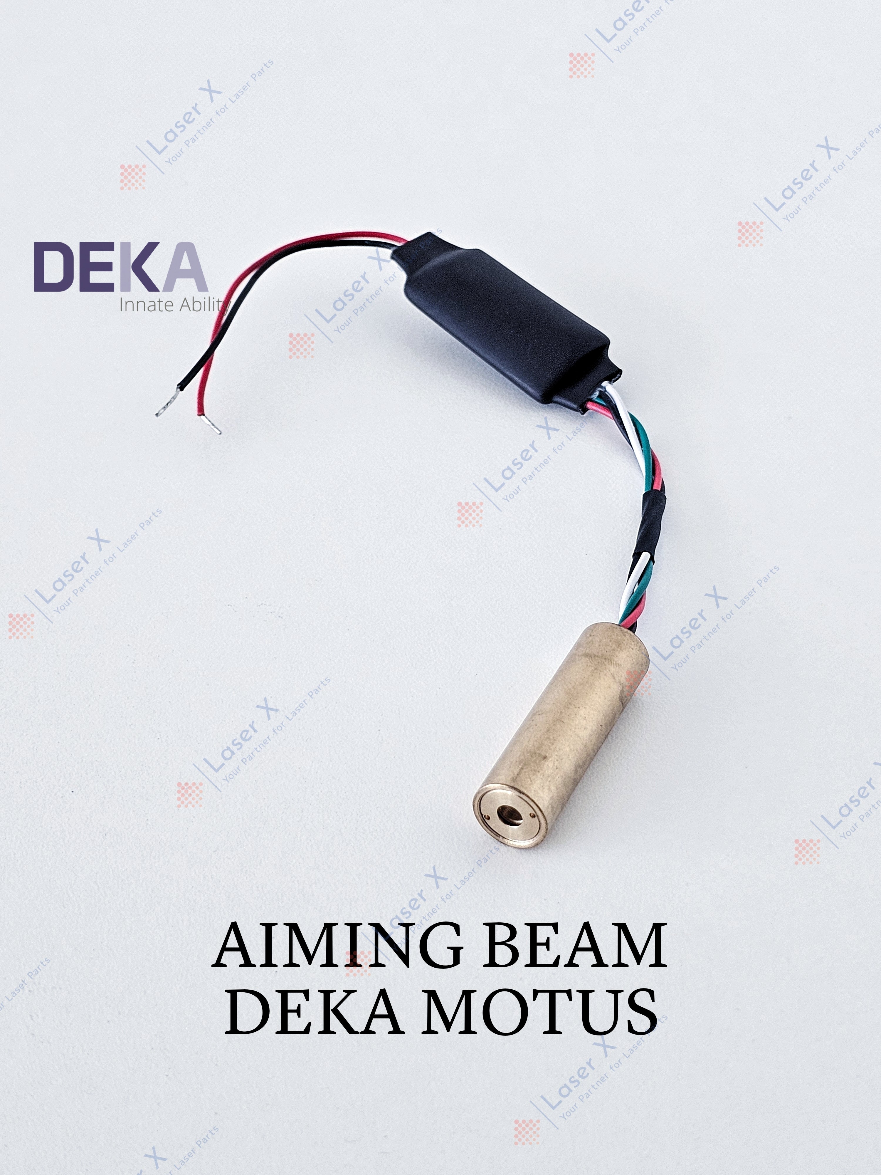 Aiming beam module for DEKA Motus AX / AY laser hair removal device (022300105), replacement aiming light module.