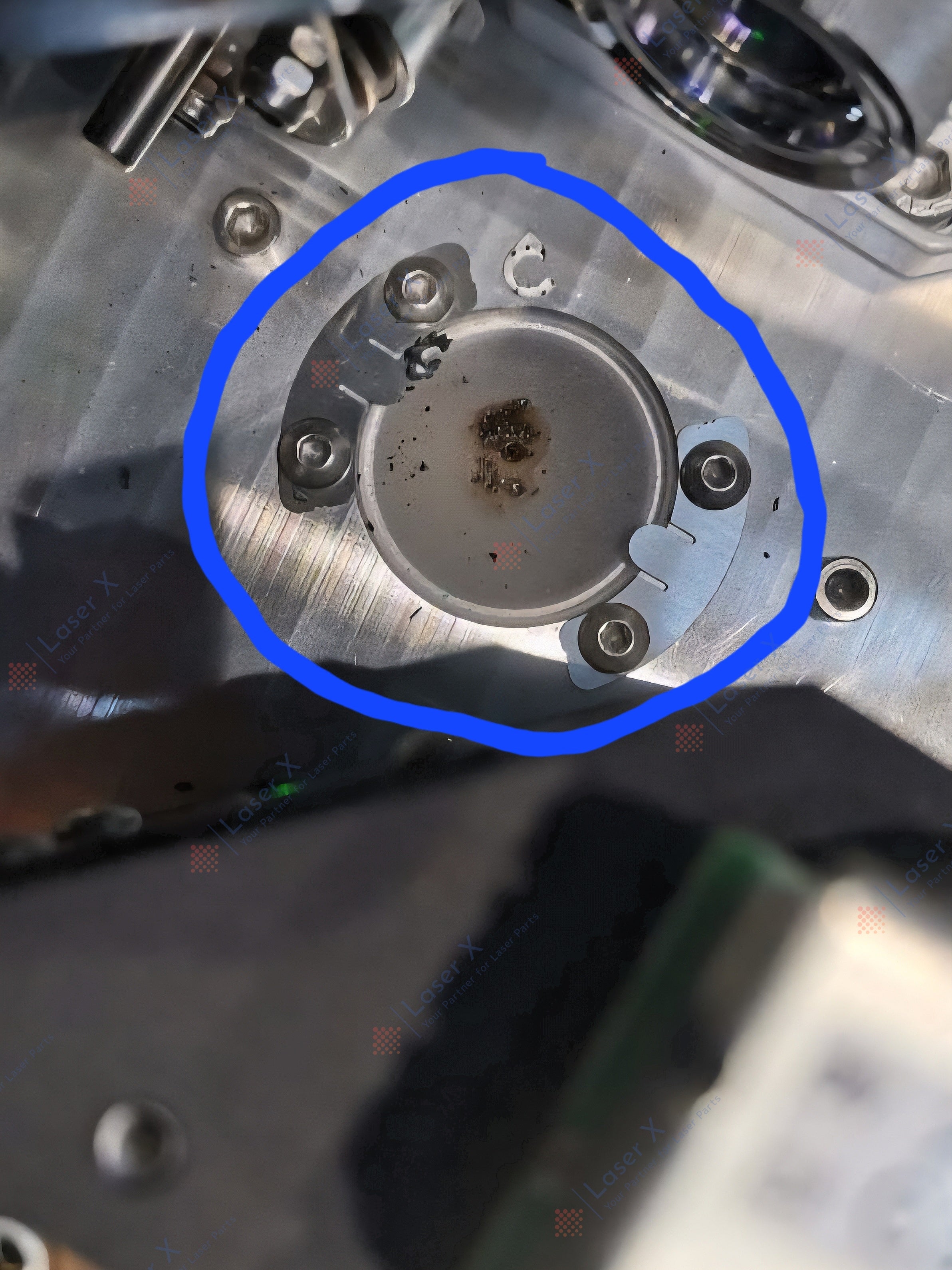 Clear diffuser for DEKA laser hair removal devices, compatible with Motus, Again, Synchro Replay.