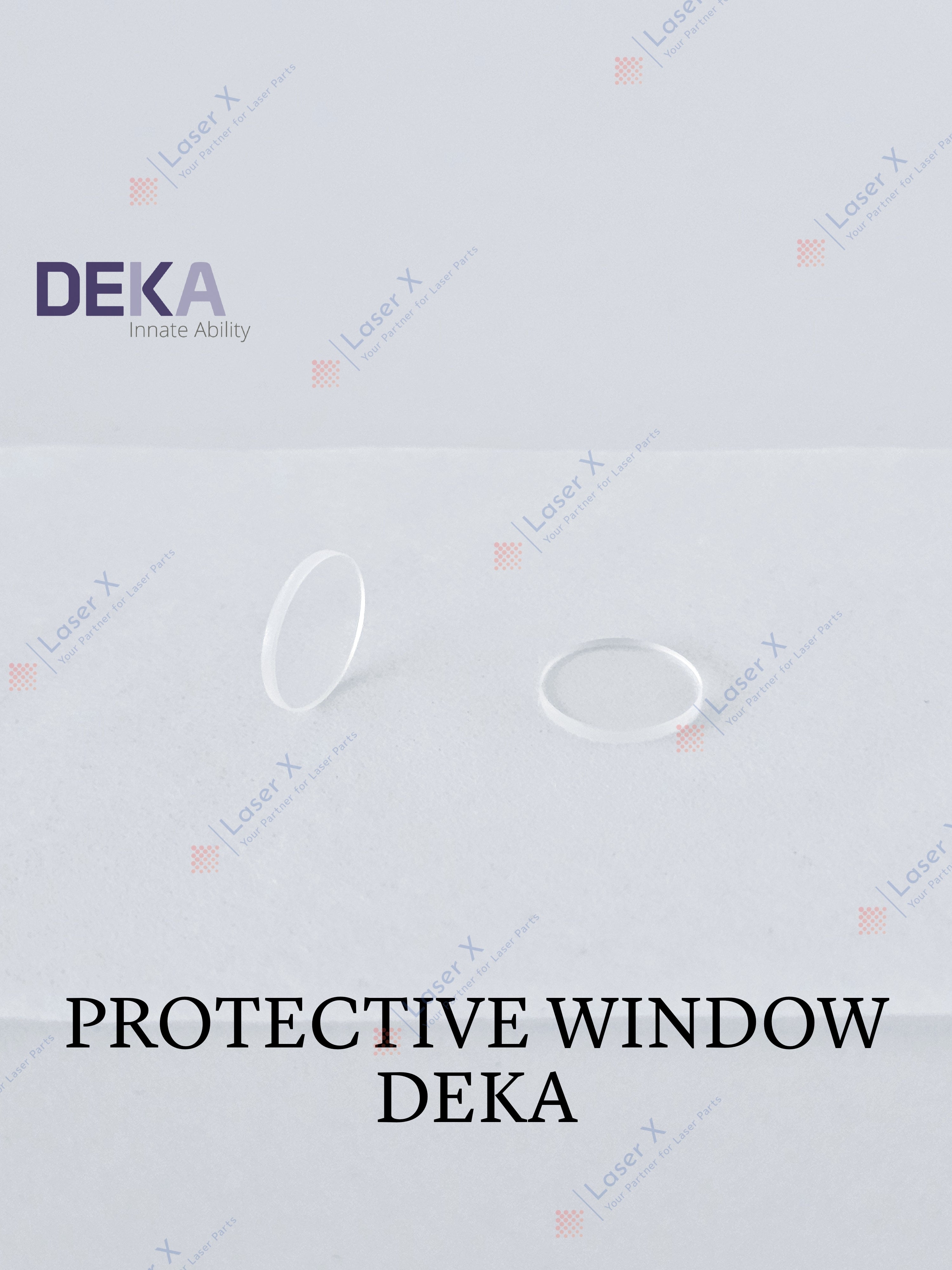 Handpiece Lens Protective window for DEKA handpiece (080202027), Motus, Again, Synchro Replay.