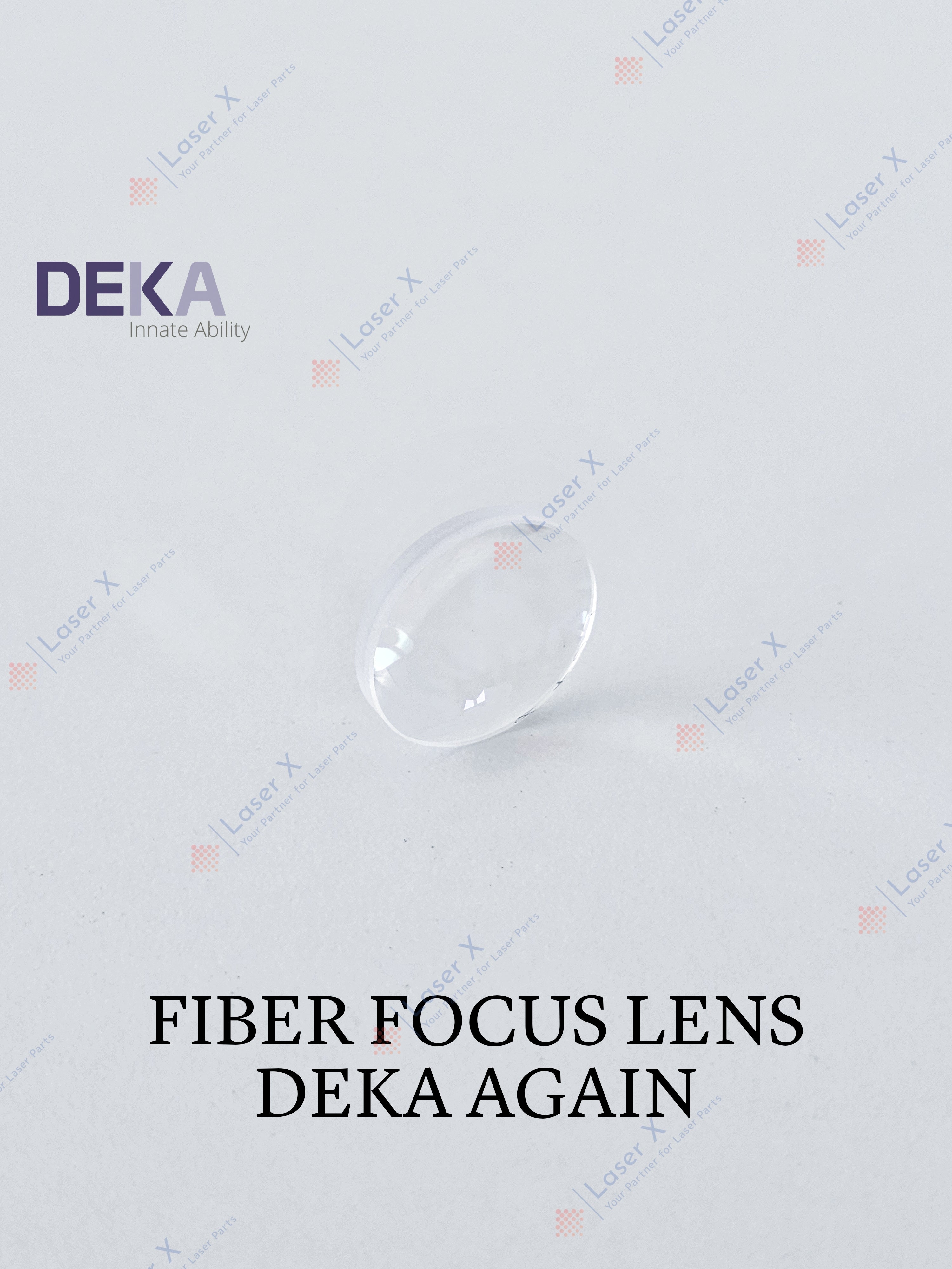 Fiber focus lens for DEKA Again laser hair removal device (080203189).