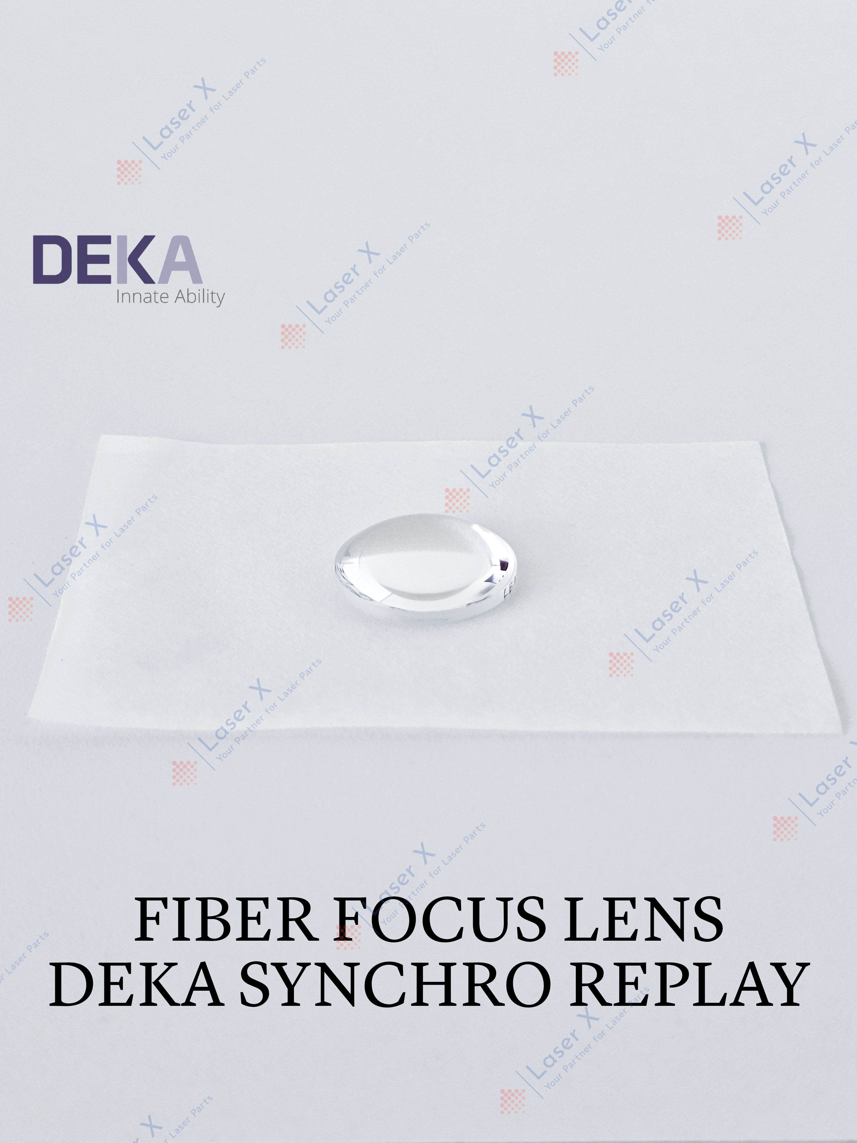 Fiber focus lens for DEKA Synchro Replay laser hair removal device (080203125).