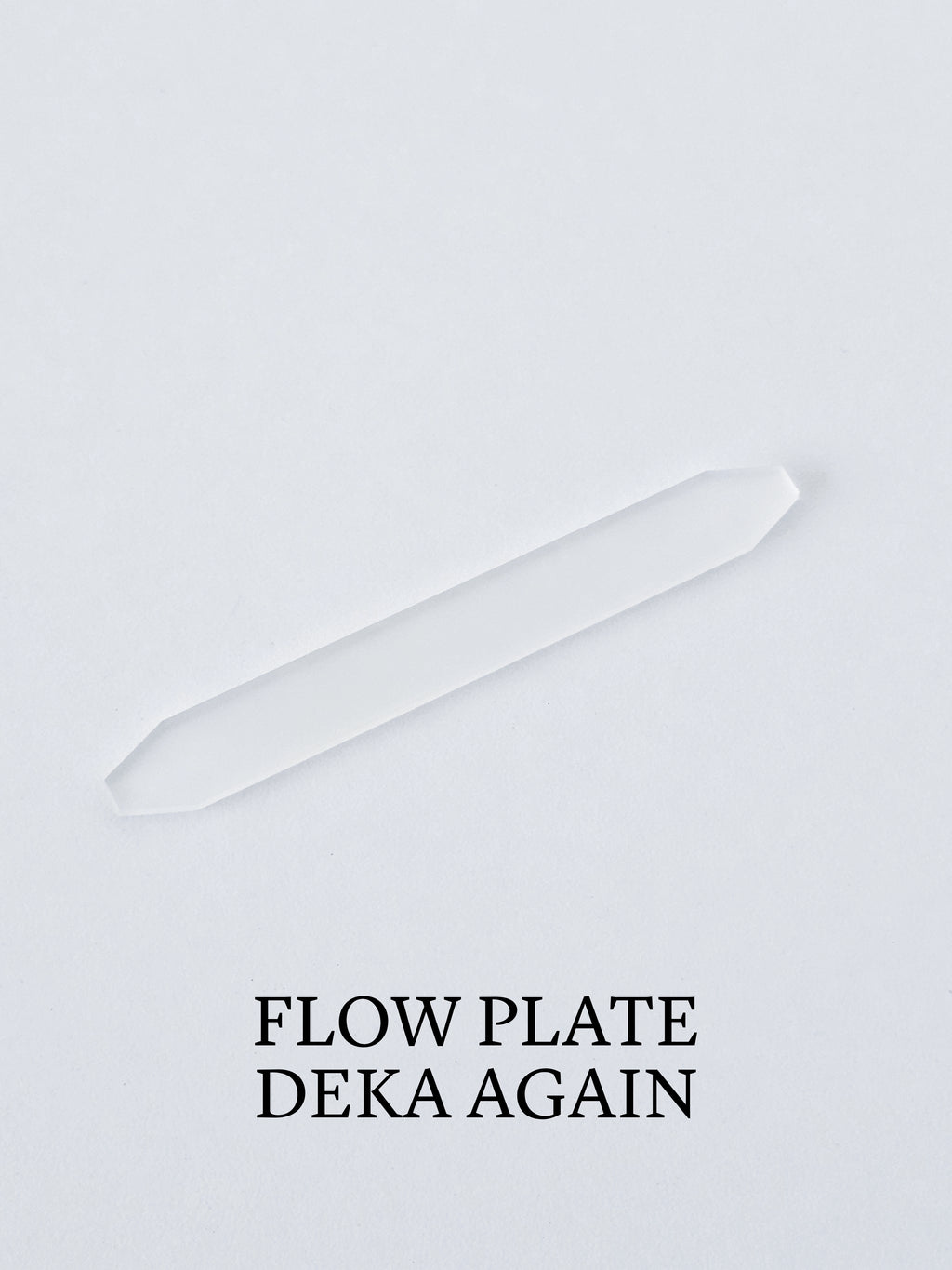 Flow plate, UV filter glass, for DEKA Again laser hair removal device, 