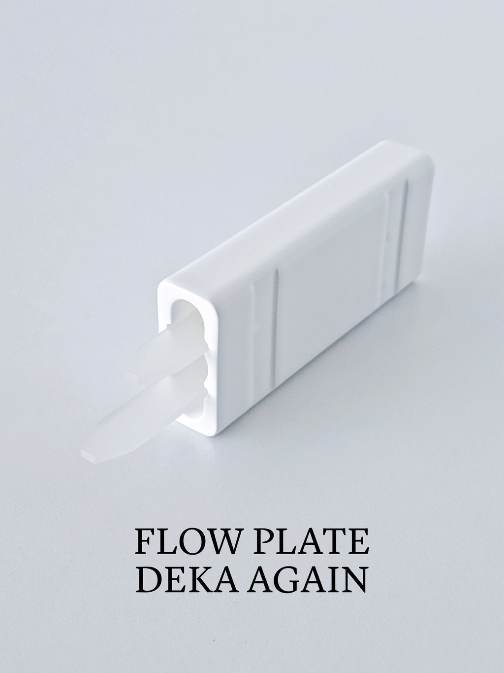 Flow plate, UV filter glass, for DEKA Again laser hair removal device, 