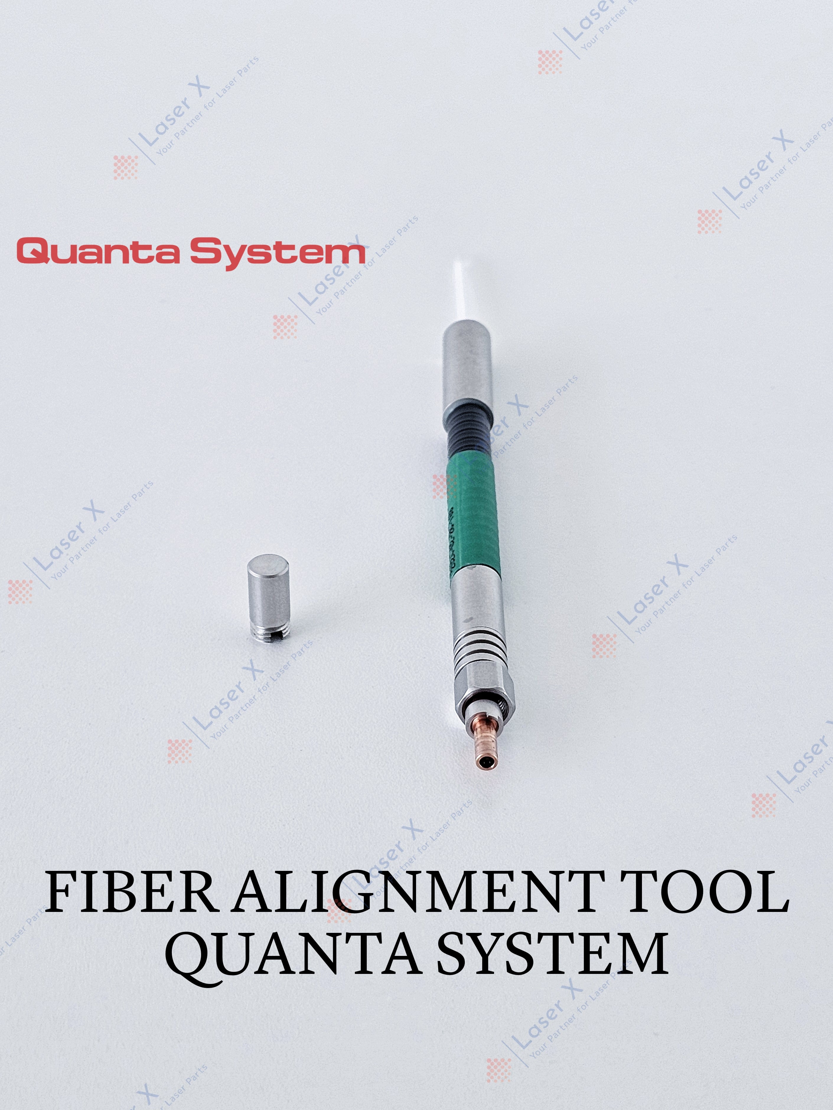 Fiber alignment test tool for Quanta System Duetto, Domino and Light laser hair removal, fiber calibration tool.