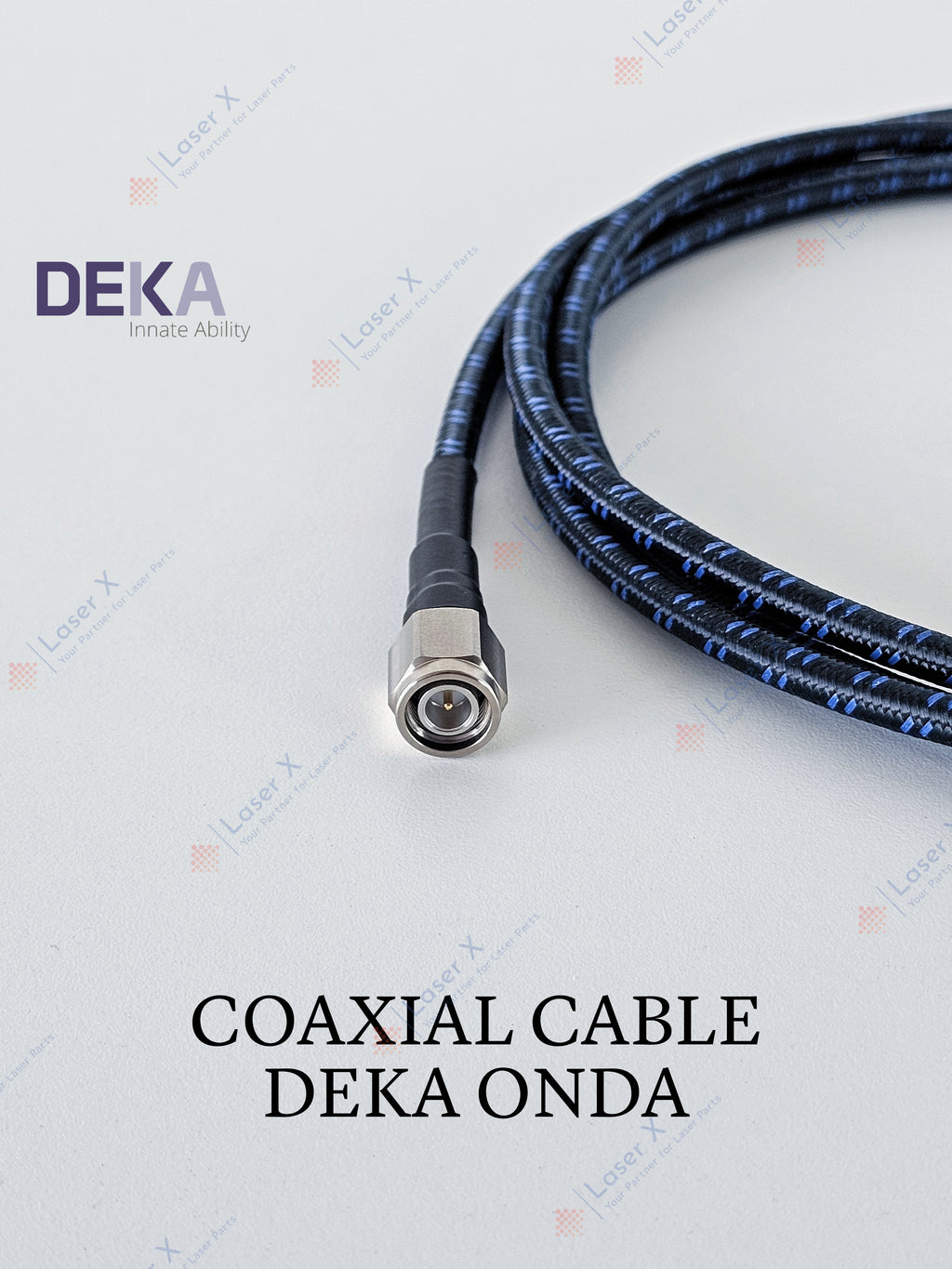 Coaxial cable for DEKA Onda non-invasive body contouring device, replacement RF connection cable.