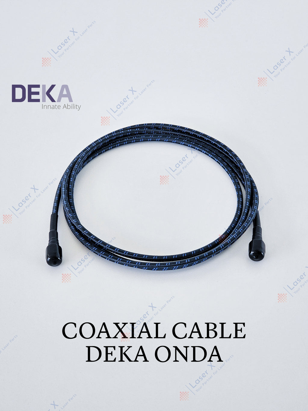Coaxial cable for DEKA Onda non-invasive body contouring device, replacement RF connection cable.