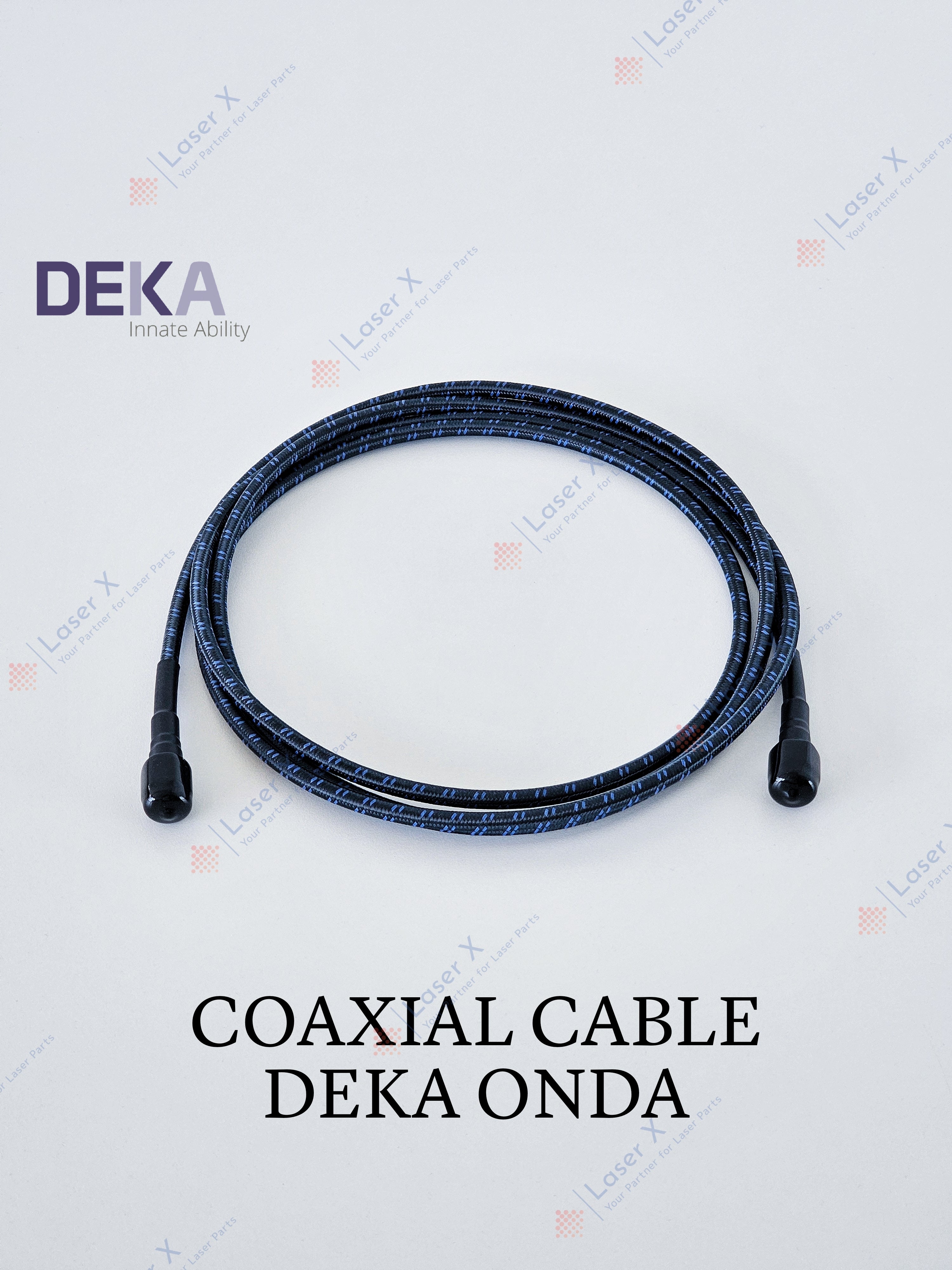 Coaxial cable for DEKA Onda non-invasive body contouring device, replacement RF connection cable.