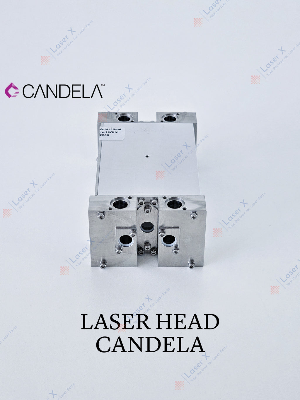 Laser head cavity block for Candela laser devices, replacement laser cavity component.