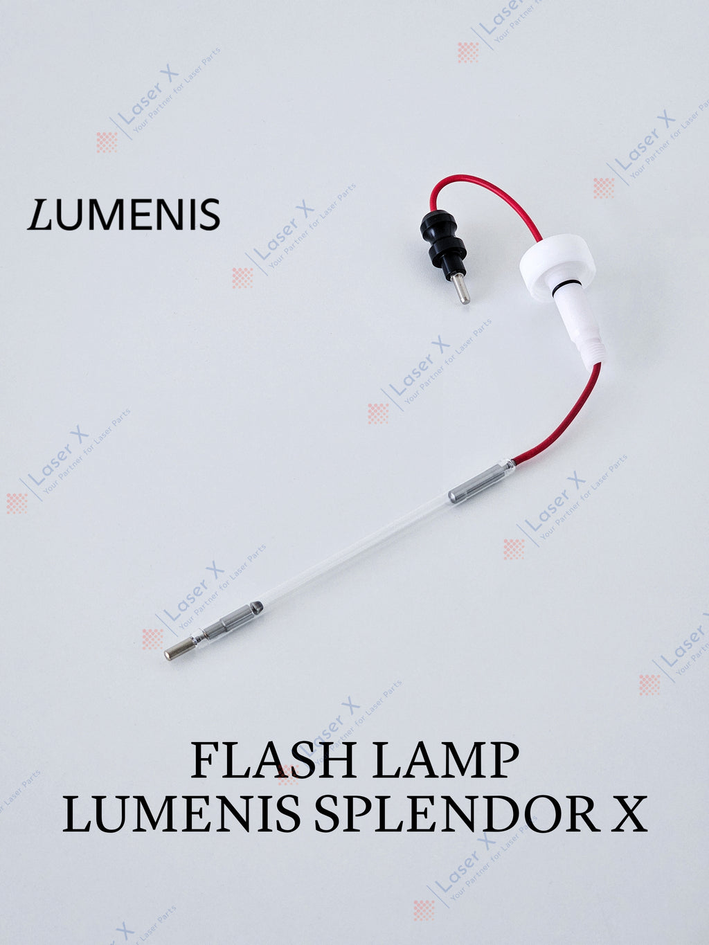 Flash lamp (USA) for Lumenis Splendor X laser (KT-5000000), replacement xenon flashlamp for laser system.
