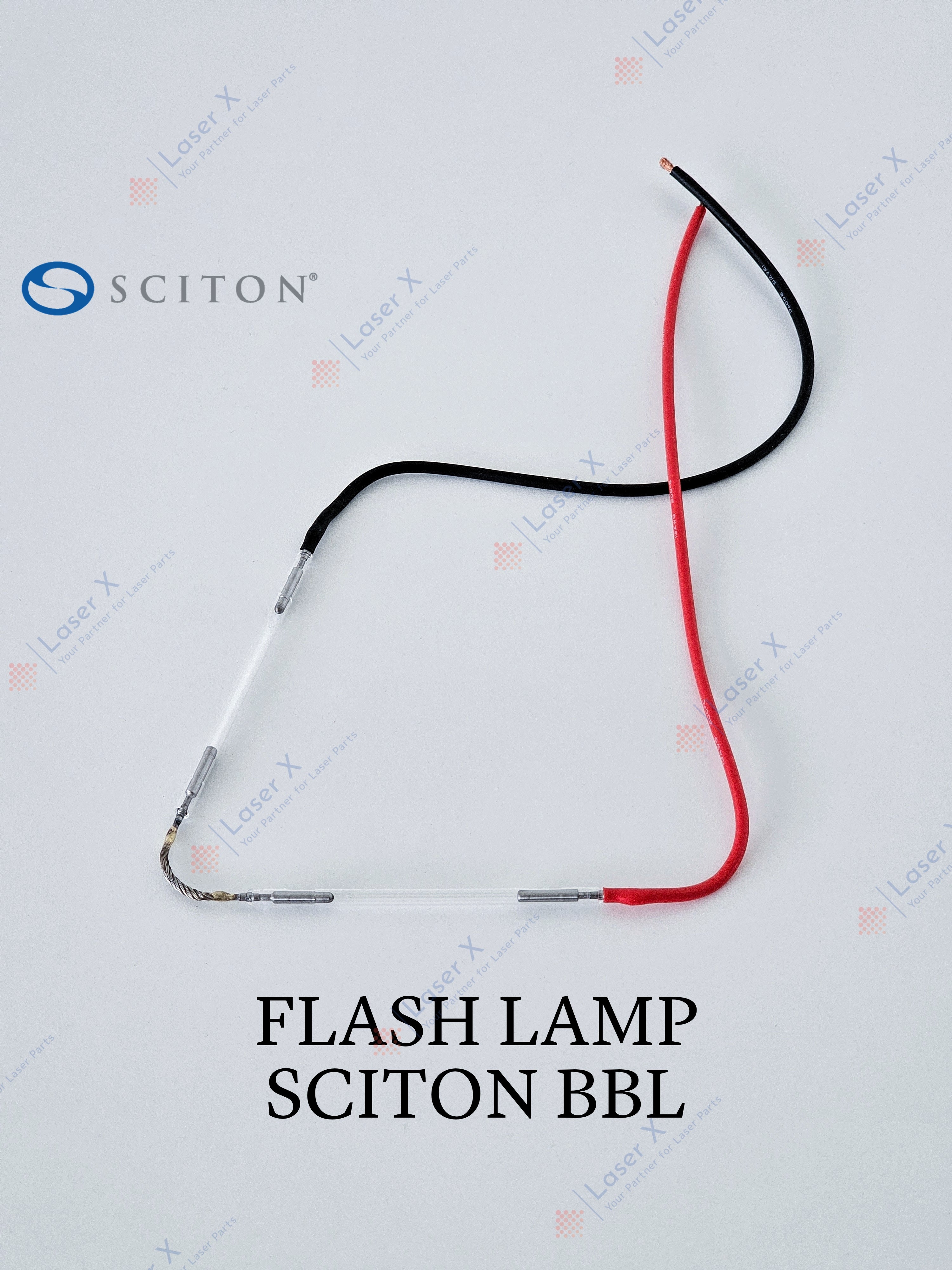 Flash lamp (UK) for Sciton BBL laser handpiece, replacement xenon flashlamp for broadband light systems.