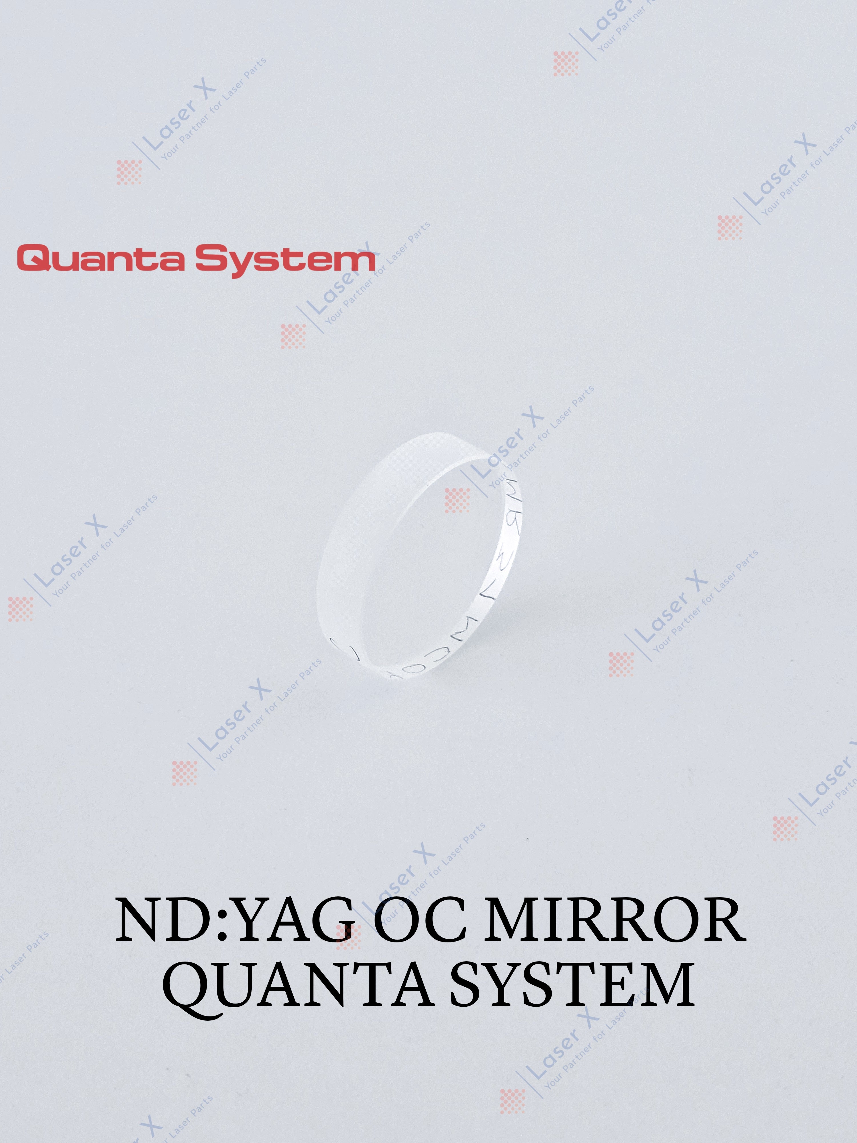 Nd:YAG OC mirror 1064 nm for Quanta System laser hair removal device (OBQ000176 / OBM000462), Duetto, Thunder, Light, Domino
