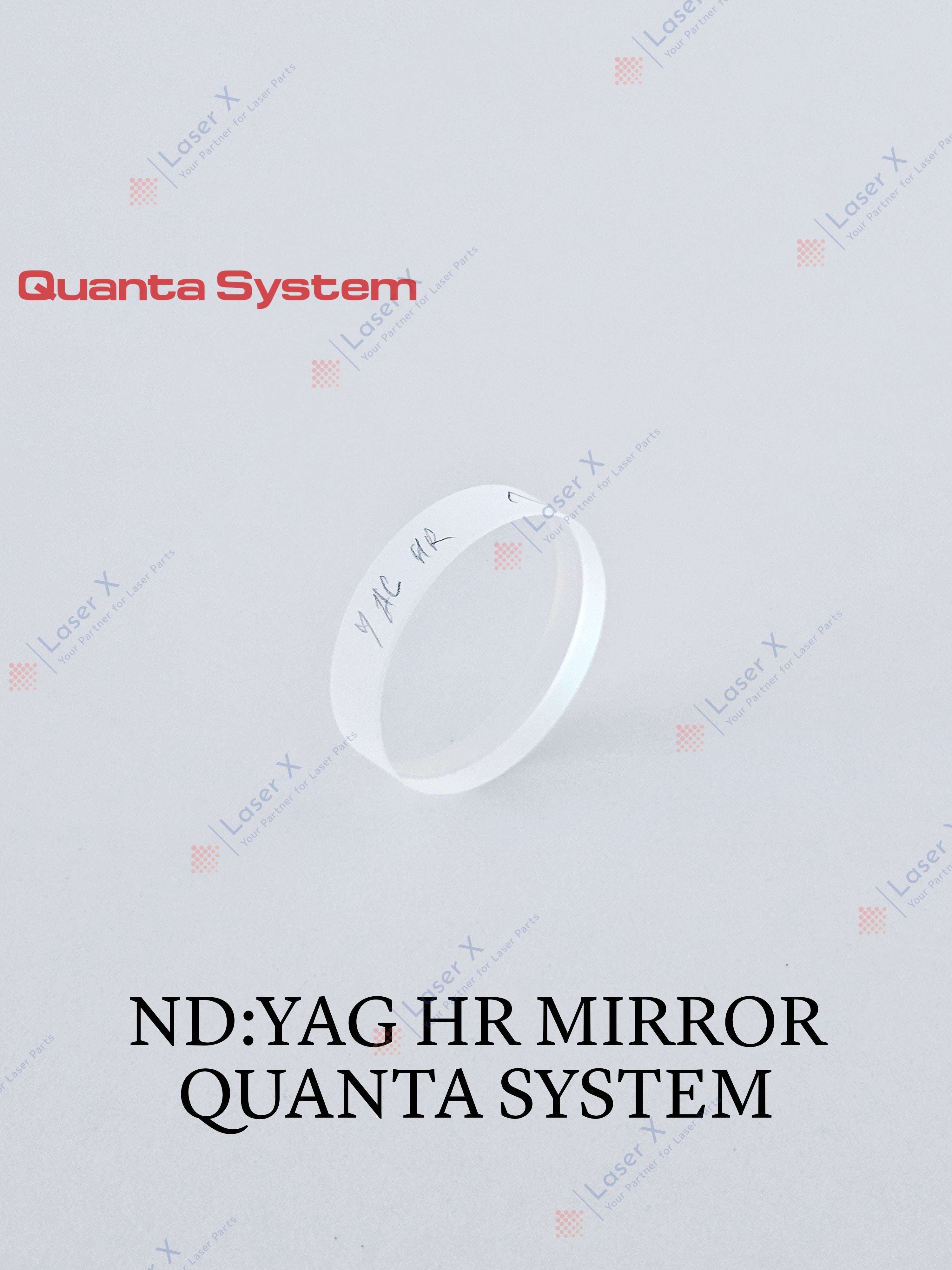 Nd:YAG HR mirror 1064 nm for Quanta System laser hair removal device (OBQ000175), high-reflectivity. Duetto, Thunder, Light, Domino.