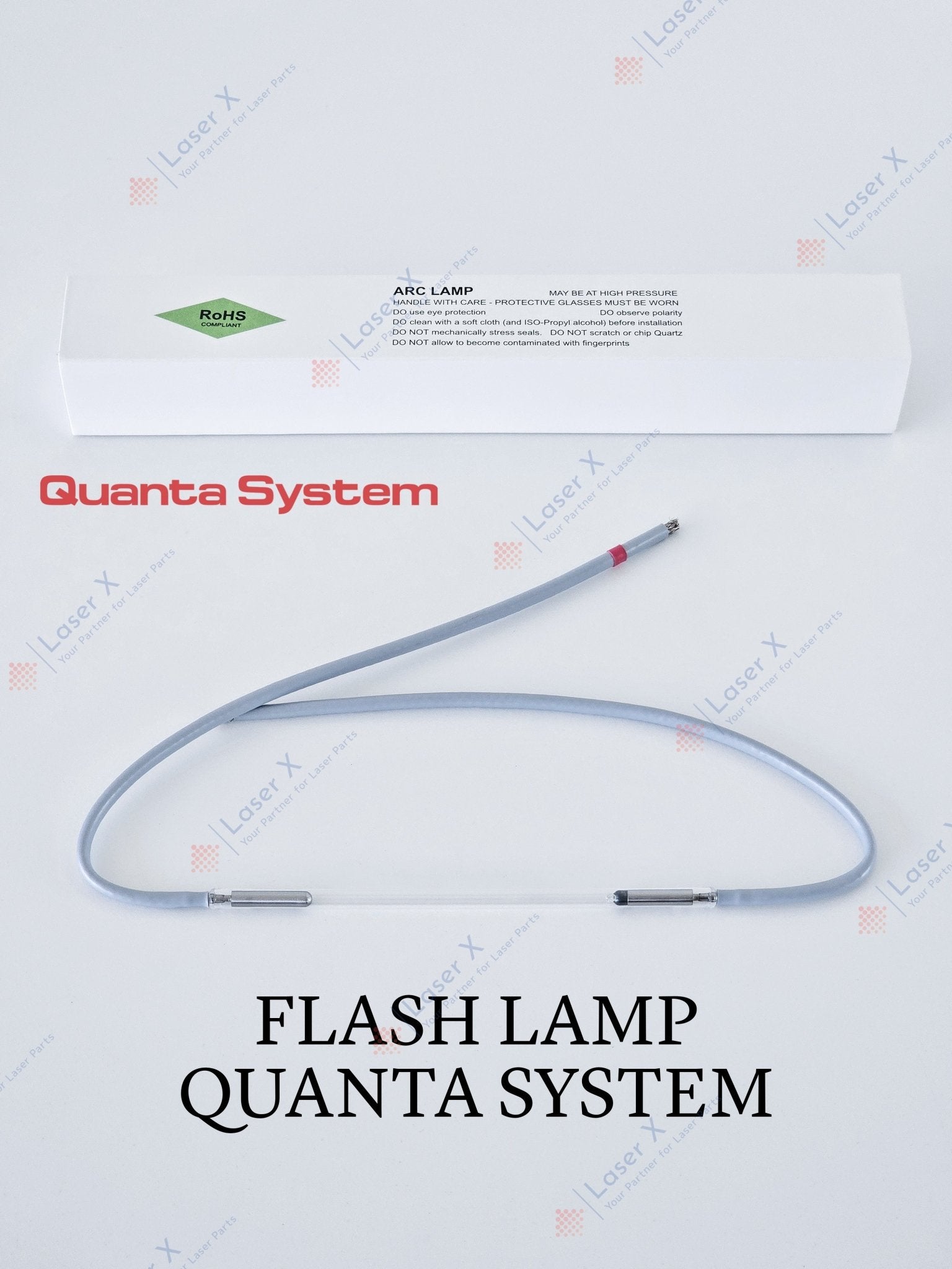 Flash Lamp Gray Cables, Quanta System Duetto, Thunder | OBQ000566
