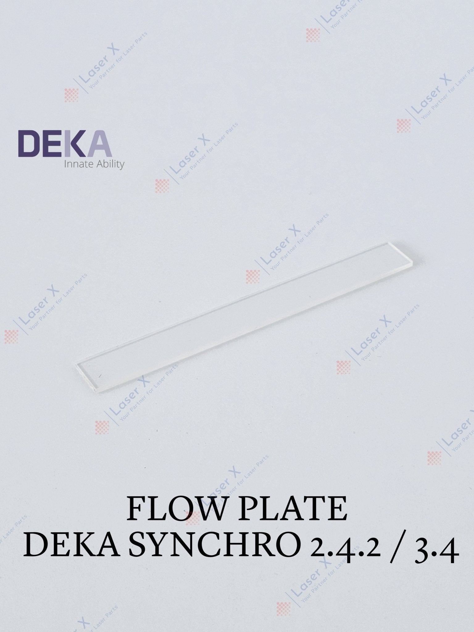 Flow Plate (UV Filter Glass), DEKA Synchro Replay 2.4.2 / 3.4