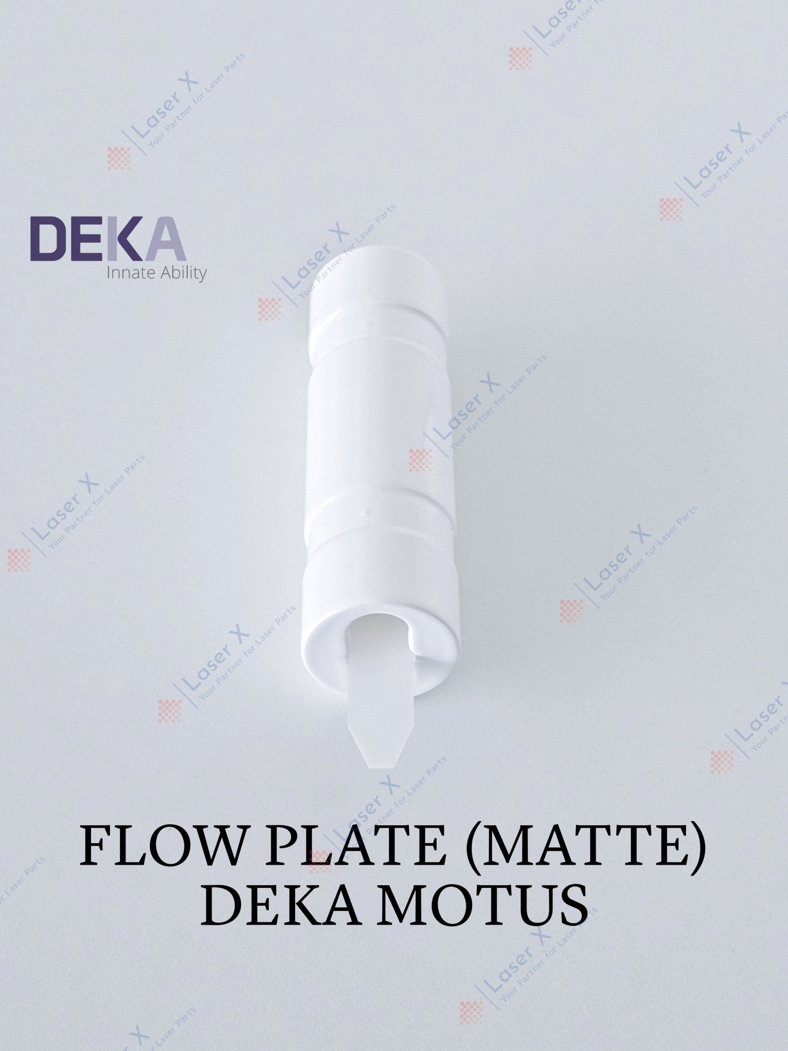 Flow Plate, UV Filter Glass (Matte), DEKA Motus