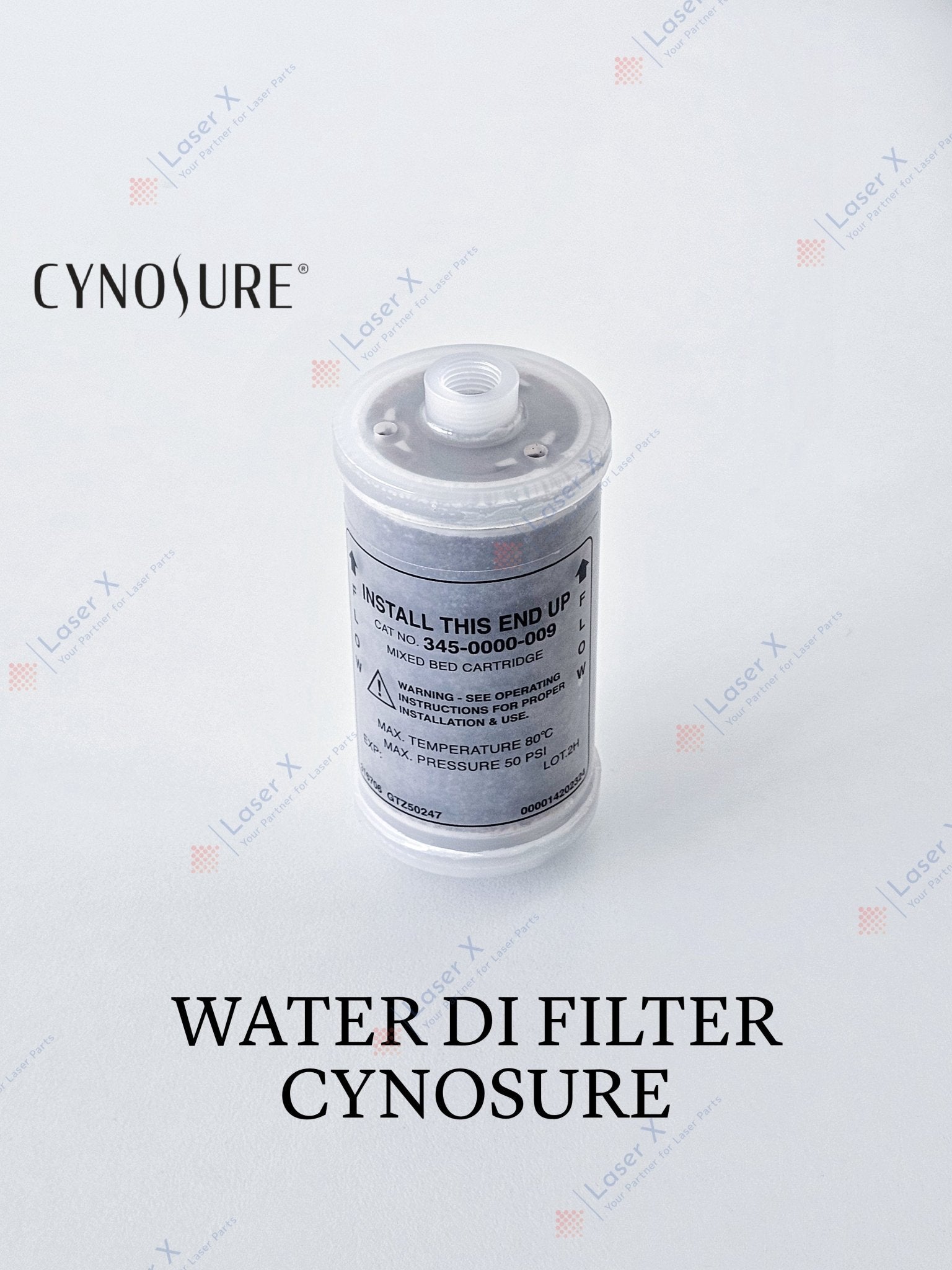 Water DI Filter, Cynosure Elite Plus, Apogee | 345-0000-009